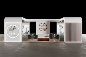 design realistic exhibition stands