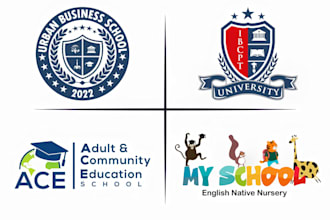 design educational, school, college and university logo