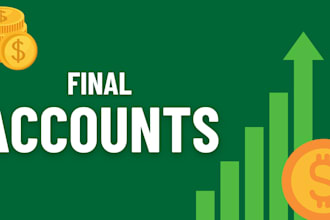 prepare a final accounts for your company or business