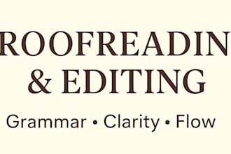proofread and edit your article to perfection