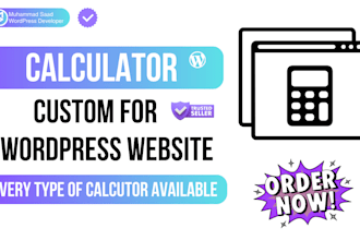 create custom calculator for your website or wordpress