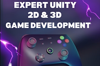 build 2d 3d video mobile game developement, unity video game music