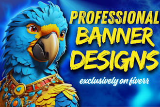 design website banner, website header, web images ad and banner design