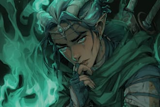 dnd character art and dnd character art