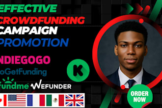 help you with backer donor active email lead for kickstarter indiegogo gofundme