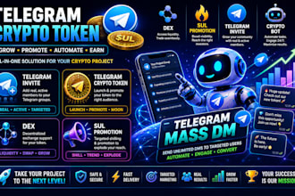 promote your telegram crypto token with dex focus