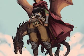 unique dnd character art and dnd character art