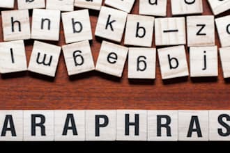 rewrite, proofread, paraphrase, edit, reword your content