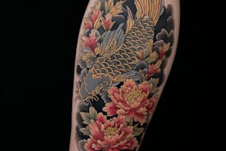 make a traditional japanese irezumi tattoo