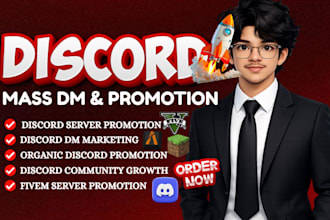 discord mass dm, discord server promotion, discord marketing, fivem dayz server