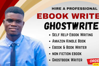 kdp ebook writer self help book non fiction ebook ghostwriter ghost book writer