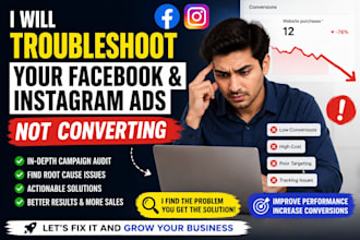 audit and fix facebook and instagram ads that are not converting