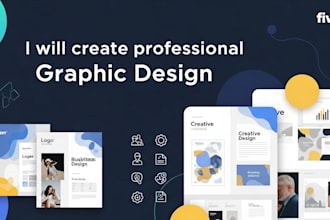 do modern and professional graphic design