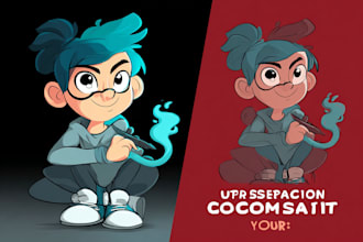 make special cartoon mascot character