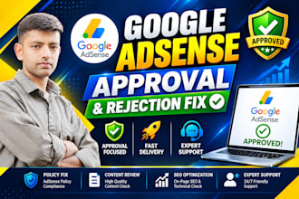 get google adsense approval and fix rejection issues