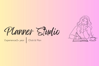custom digital planner for you