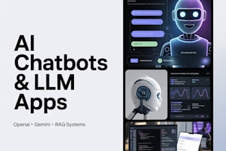 build ai chatbots, rag systems and llm applications