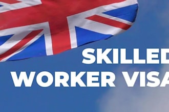 help with uk skilled worker cos visa, work visa and study visa