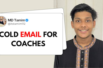 help life and mindset coaches book sales calls with cold email