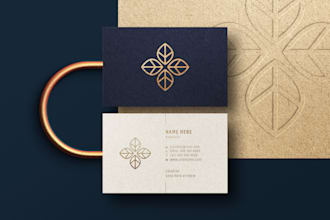 design modern and luxury business card