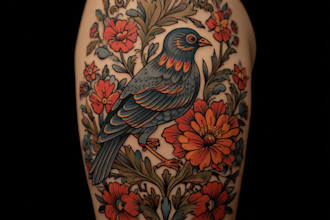 create american traditional tattoo style design by request