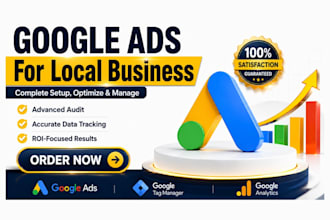 be your google ads manager for roofing local business lead generation