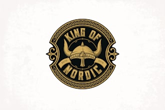 create a unique and awesome vintage retro logo design