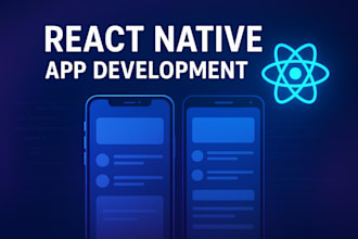 develop hybrid mobile app with react native and flutter