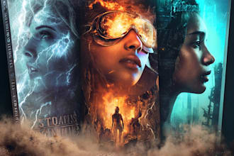 design fantasy, sci fi, horror, and dystopian book cover art
