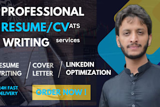 write CV,professional resume and cover letter