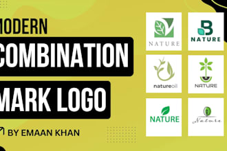 design custom combination mark logo design