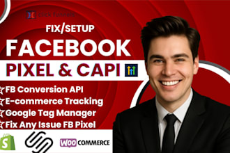 setup facebook meta pixel google analytics  tracking for shopify wix squarespace