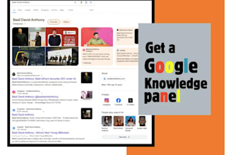 create a verified google knowledge panel or graph for any category