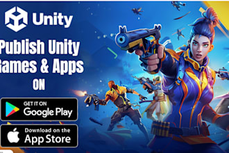 do 3d unity game development for ios and android games, mobile video games