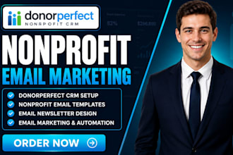 setup donorprefect nonprofit crm email template donorprefect email marketing
