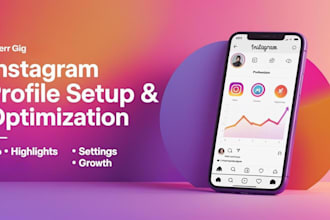 setup and optimize your instagram profile professionally