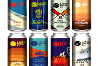 design a perfect beer, can label design for your business