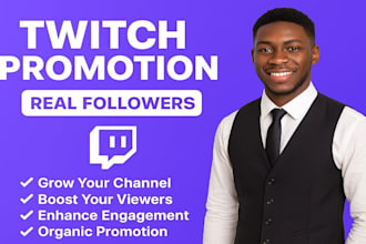 do twitch promotion to boost your twitch live viewers