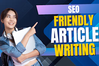 write professional and SEO optimized articles