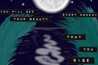 create a digital painting or other digital artwork for you