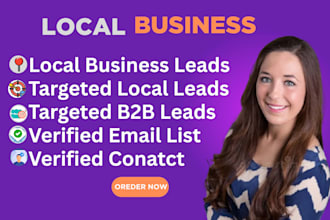generate verified local business leads for you