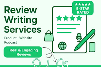 write engaging product, website, or podcast reviews