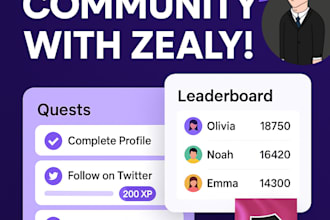 setup and manage your zealy community to boost engagement and growth