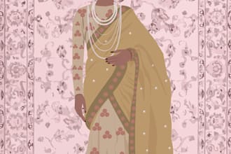 create  cultural and creative illustrations