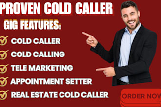 sales closer cold caller telemarketing b2b sales lead real estate expert