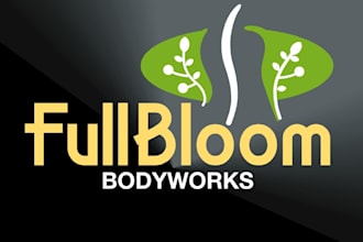 design a professional wellness and massage logo