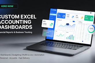 create custom excel accounting dashboards financial reports and tracking