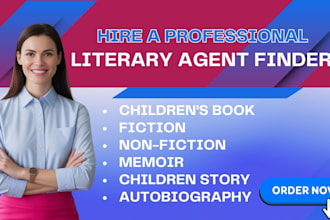 find literary agent for your book write query letter book proposal synopsis