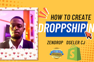 add shopify zendrop products upload store listing design