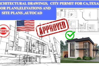 create texas landscape design and architect sealed drawings for submission